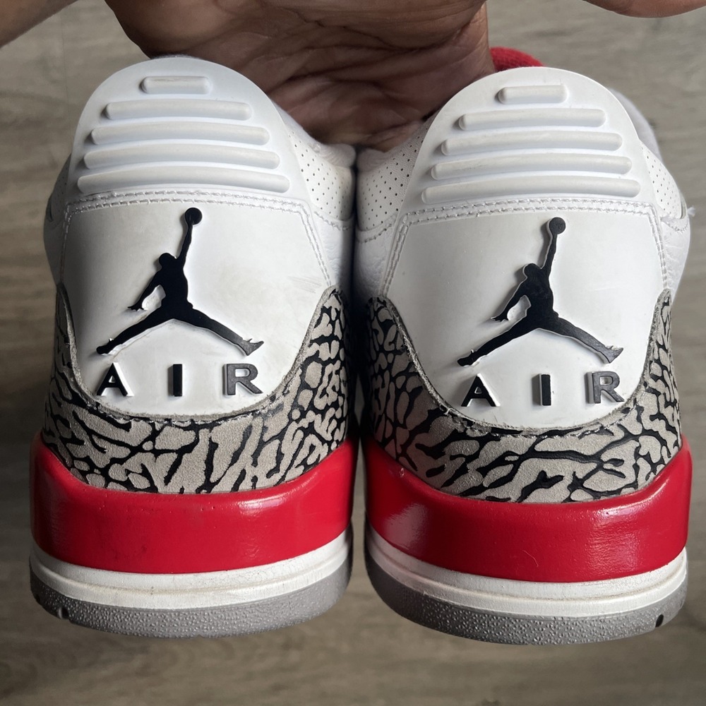 Size 14- Air Jordan 3 Retro Hall Of Fame 136064-116 - Picture 5 of 7
